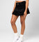 Ed Hardy Women's Pleated Denim Mini Skirt Washed Black