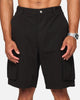 Carre Tactical Baggy Cargo Shorts Black