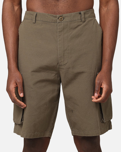Carre Tactical Baggy Cargo Shorts Khaki