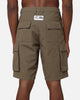 Carre Tactical Baggy Cargo Shorts Khaki