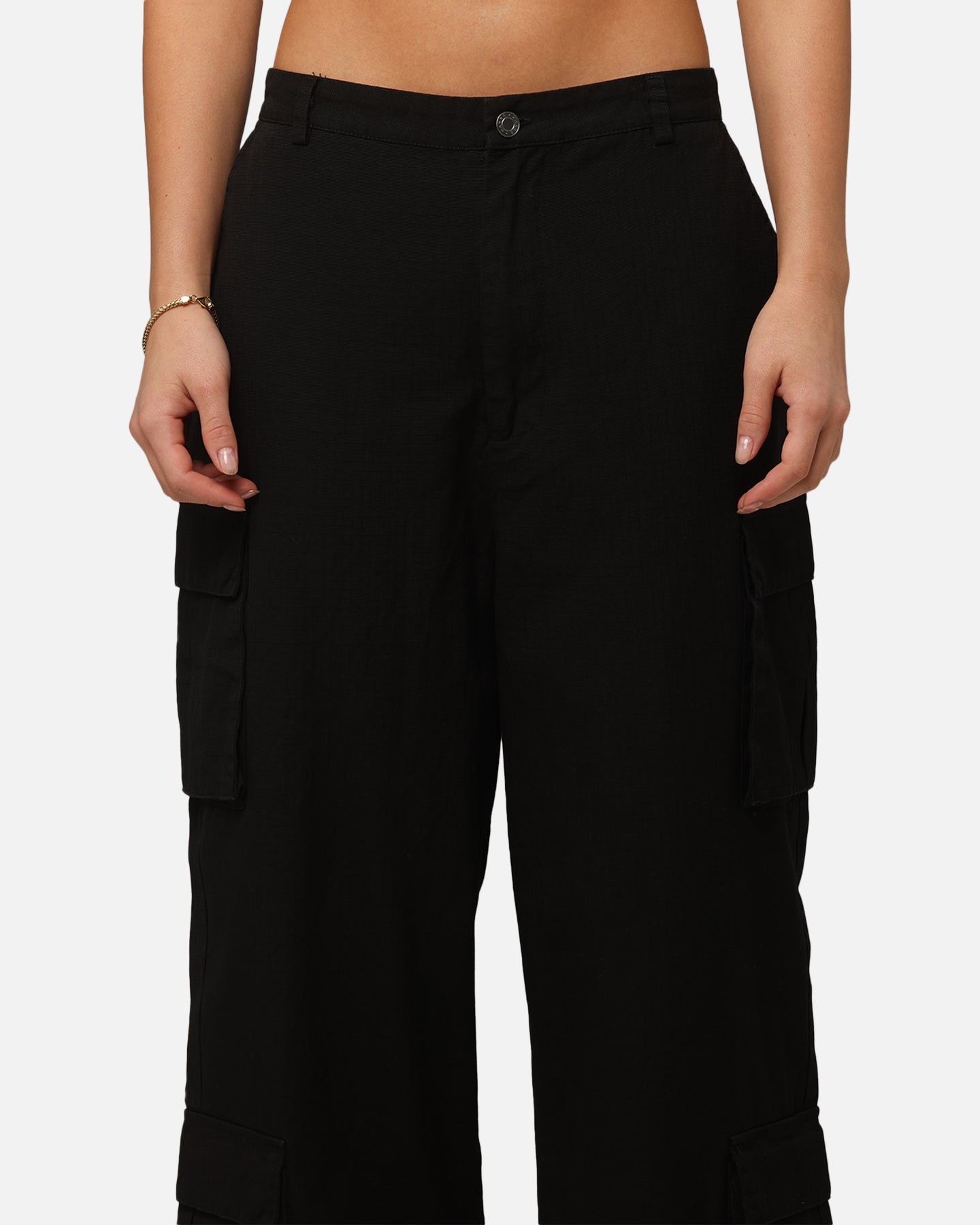 Carre Tactical Baggy Cargo Pants Black | Culture Kings US