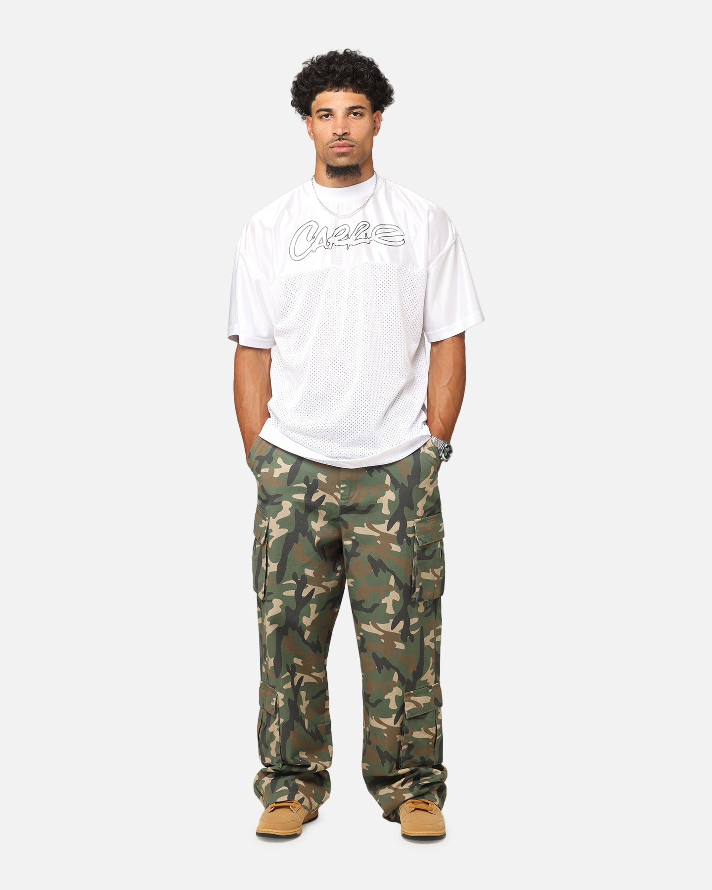 パンツ MAGNETIC WOODLAND CAMO BAGGY PANTS 1 side service / MAGNETIC WOODLAND CAMO BAGGY PAN