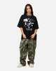 Carre Tactical Baggy Cargo Pants Woodland Camo