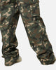 Carre Tactical Baggy Cargo Pants Woodland Camo