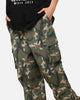 Carre Tactical Baggy Cargo Pants Woodland Camo