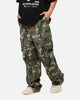 Carre Tactical Baggy Cargo Pants Woodland Camo