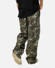 Carre Tactical Baggy Cargo Pants Woodland Camo