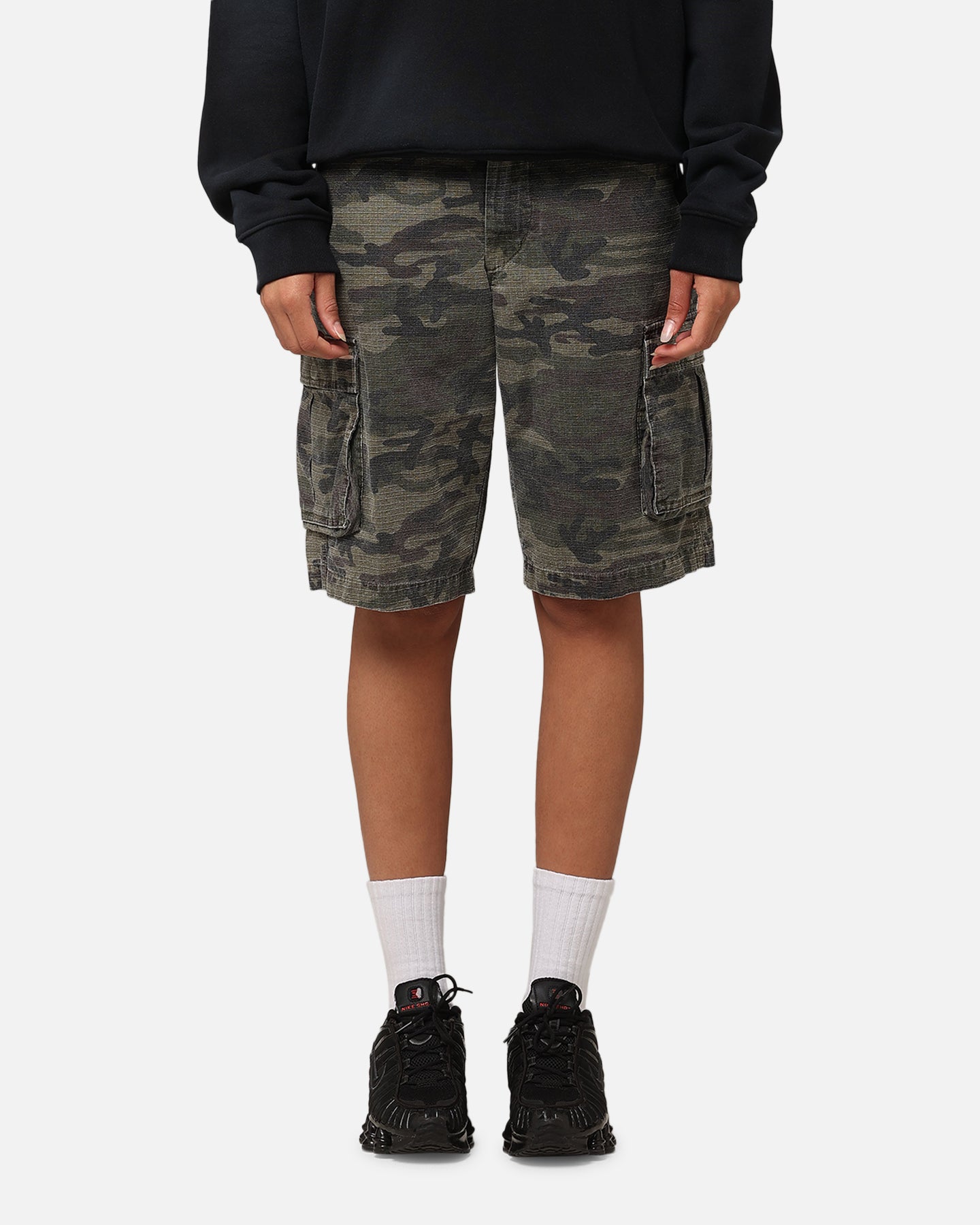XXIII Torrent Cargo Shorts Washed Green Camo | Culture Kings US