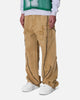 MNML Ultra Baggy Grid Lock Denim Pants Brown