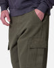 MNML Ultra Baggy Extended Knee Denim Pants Olive
