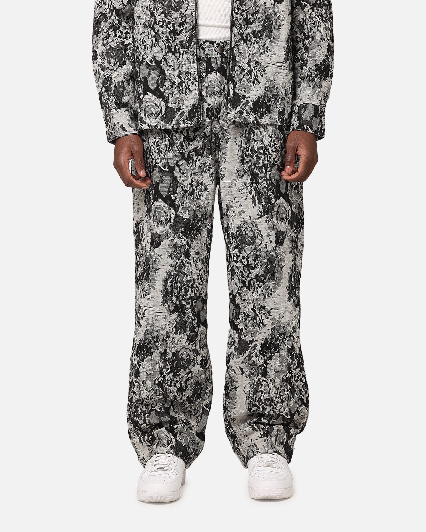 XXIII Denim Jacquard Jeans Black Denim | Culture Kings US