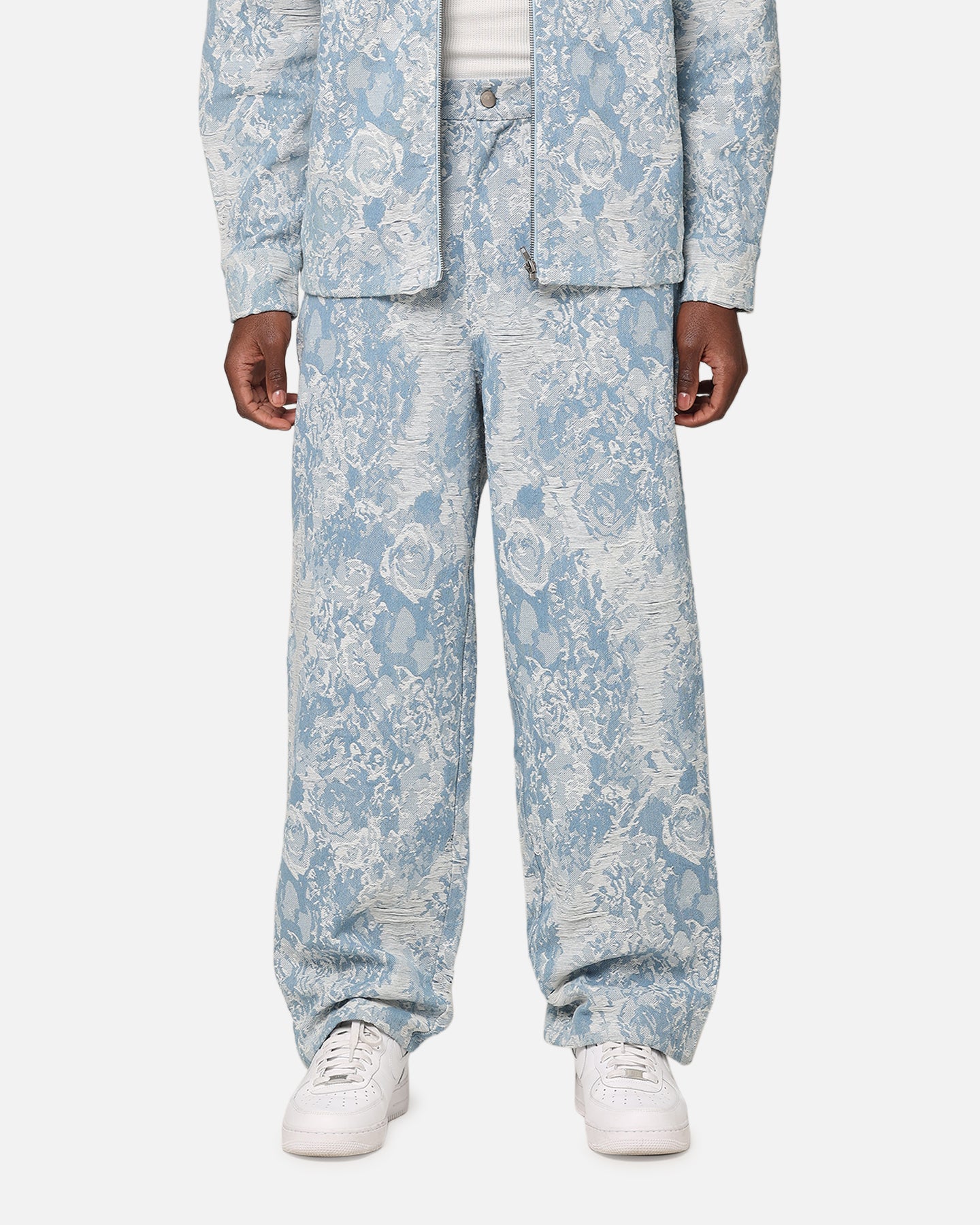 XXIII Denim Jacquard Jeans Pacific Blue | Culture Kings US