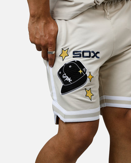 New Era Chicago White Sox 'Logo Select' Summer Shorts Stone