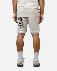 New Era Los Angeles Dodgers 'Logo Select' Summer Shorts Stone