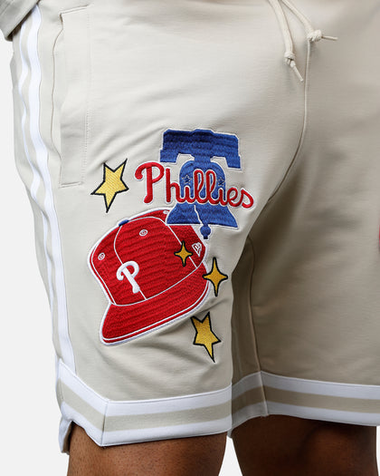 New Era Philadelphia Phillies 'Logo Select' Summer Shorts Stone