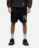 Pro Standard New York Yankees Raffia Shorts Black Acidwash