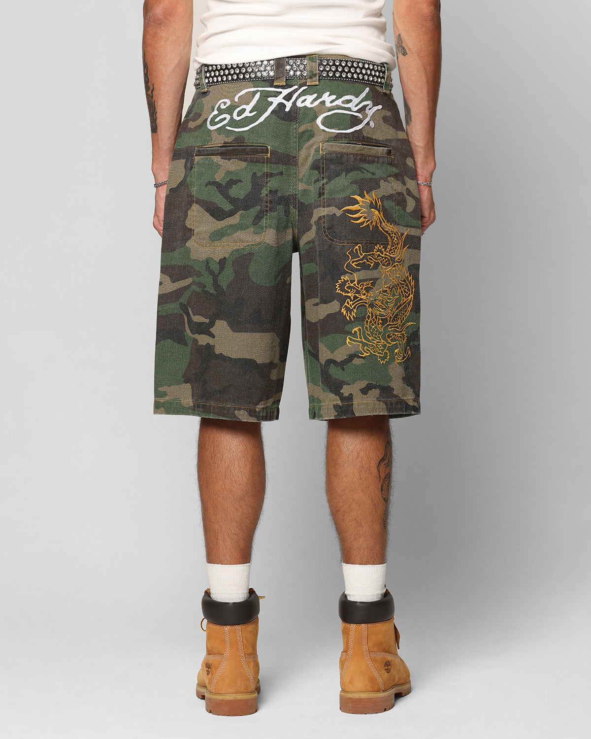 Ed Hardy Dragon Jorts Camo | Culture Kings US