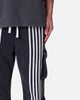 MNML Front Stripe Sweatpants Washed Black
