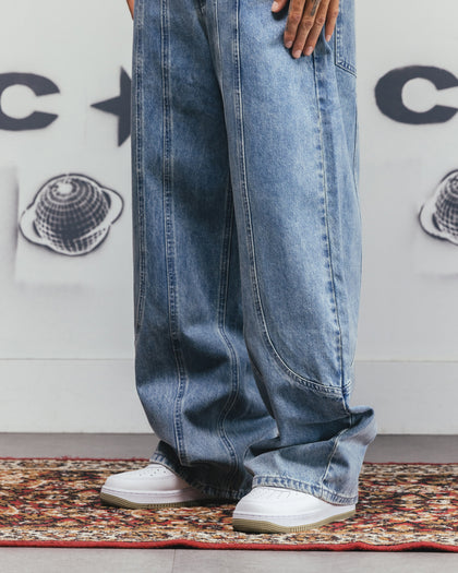 Carre Outlaw Baggy Jeans Light Blue Wash