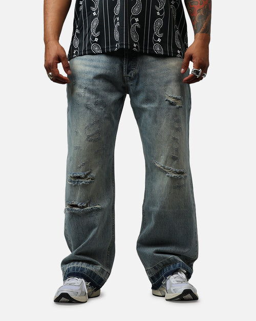 Bravest Baggy Denim Jeans Light Blue Wash