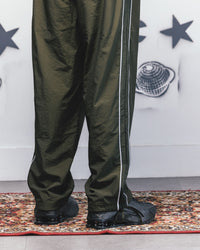 Carre Rally Panelled Nylon Joggers Khaki
