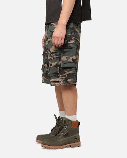 The Anti Order Artillery Baggy Cargo Shorts Woodland Camo