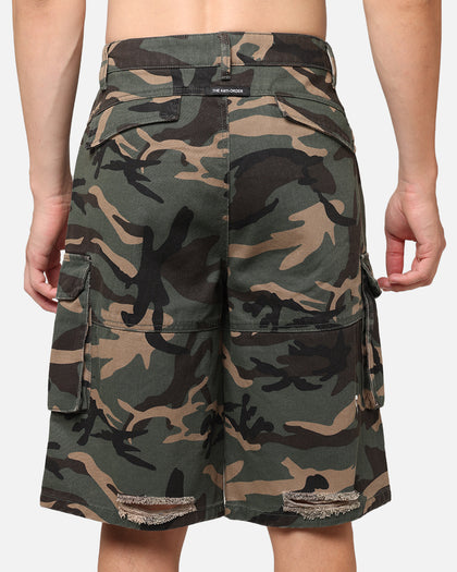 The Anti Order Artillery Baggy Cargo Shorts Woodland Camo
