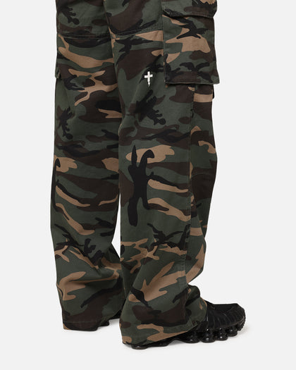 The Anti Order Artillery Baggy Cargo Pants  Woodland Camo