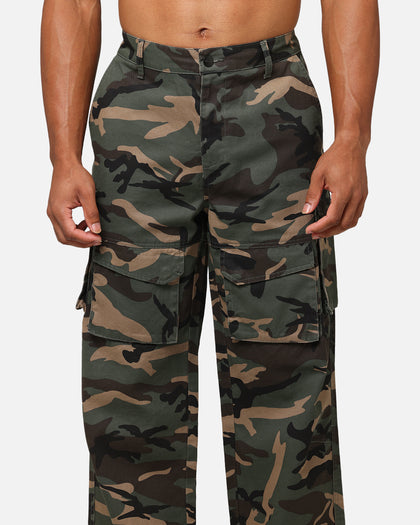 The Anti Order Artillery Baggy Cargo Pants  Woodland Camo