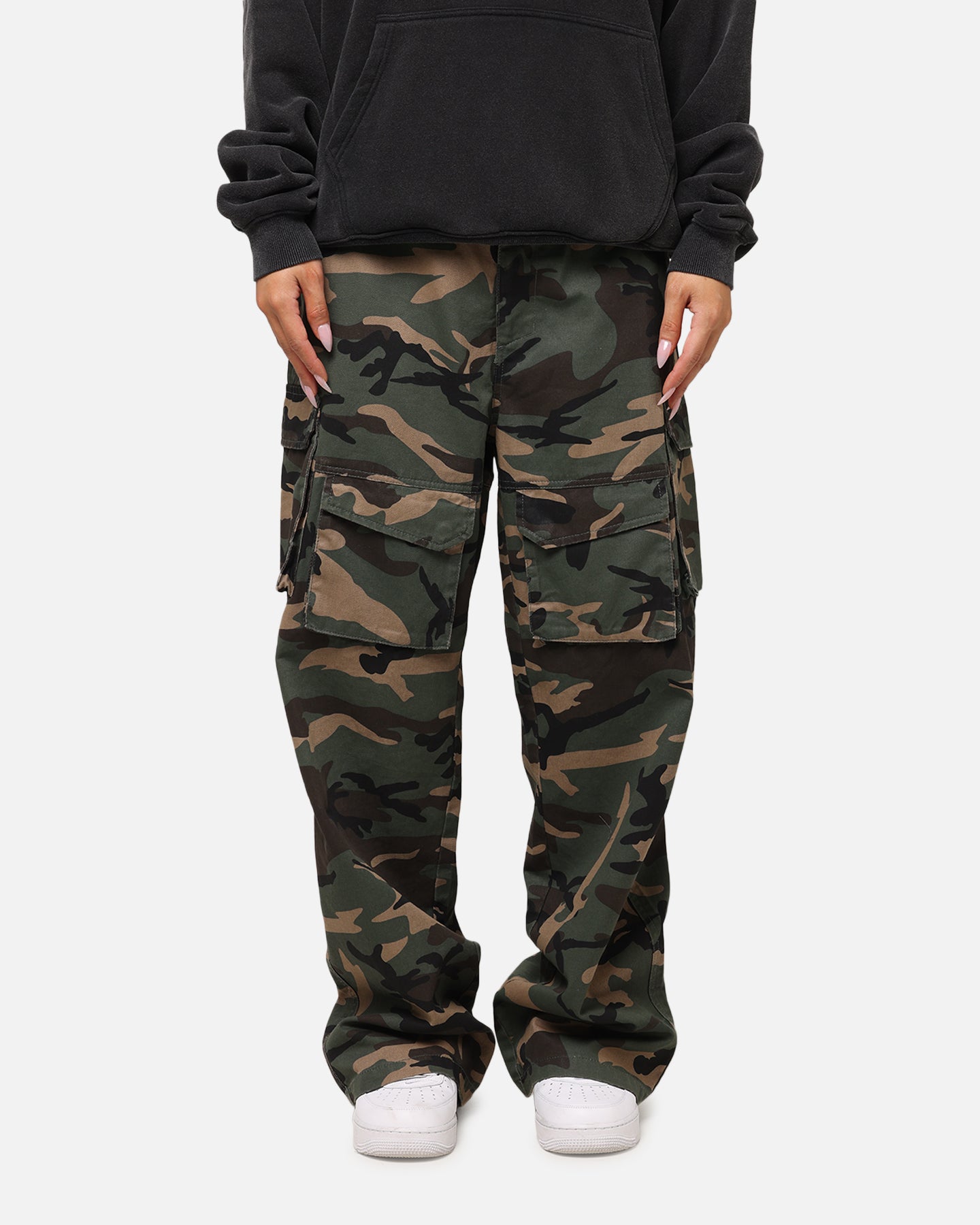 パンツ BU camouflage pattern baggy cargo pants BU camouflage pattern baggy cargo pants – YZ