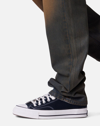 MNML D732 Rust Wash Denim Jeans Black/Brown