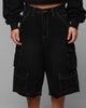 Loiter Collateral Cargo Shorts Black Wash