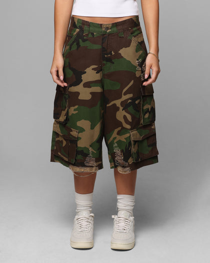 Loiter Collateral Cargo Shorts Camo