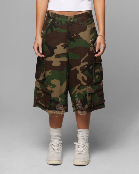 【最安値】soonerorlater SOL camo cargo shorts 最安値】soonerorlater SOL camo cargo shorts