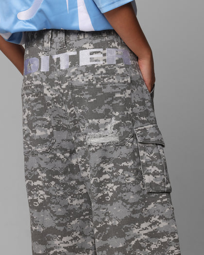 Loiter Collateral Cargo Shorts Snow Camo