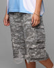 Loiter Collateral Cargo Shorts Snow Camo