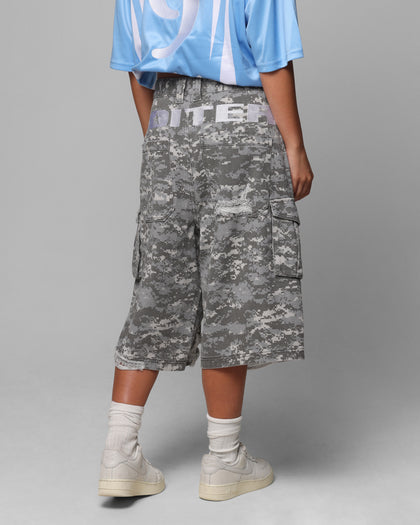 Loiter Collateral Cargo Shorts Snow Camo
