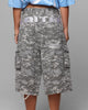 Loiter Collateral Cargo Shorts Snow Camo