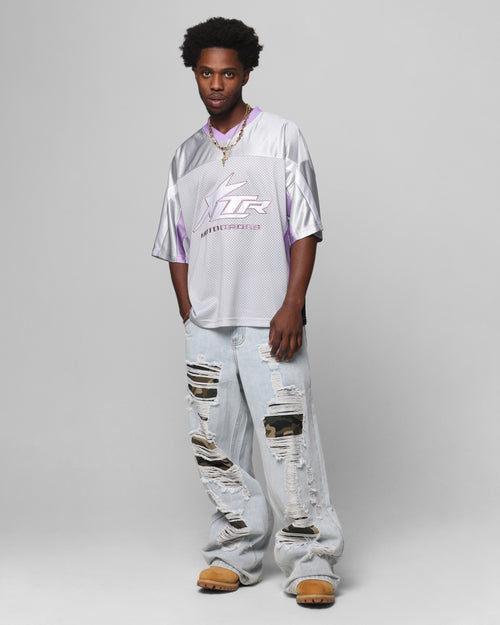 Loiter Collateral Distressed Jeans Denim Camo