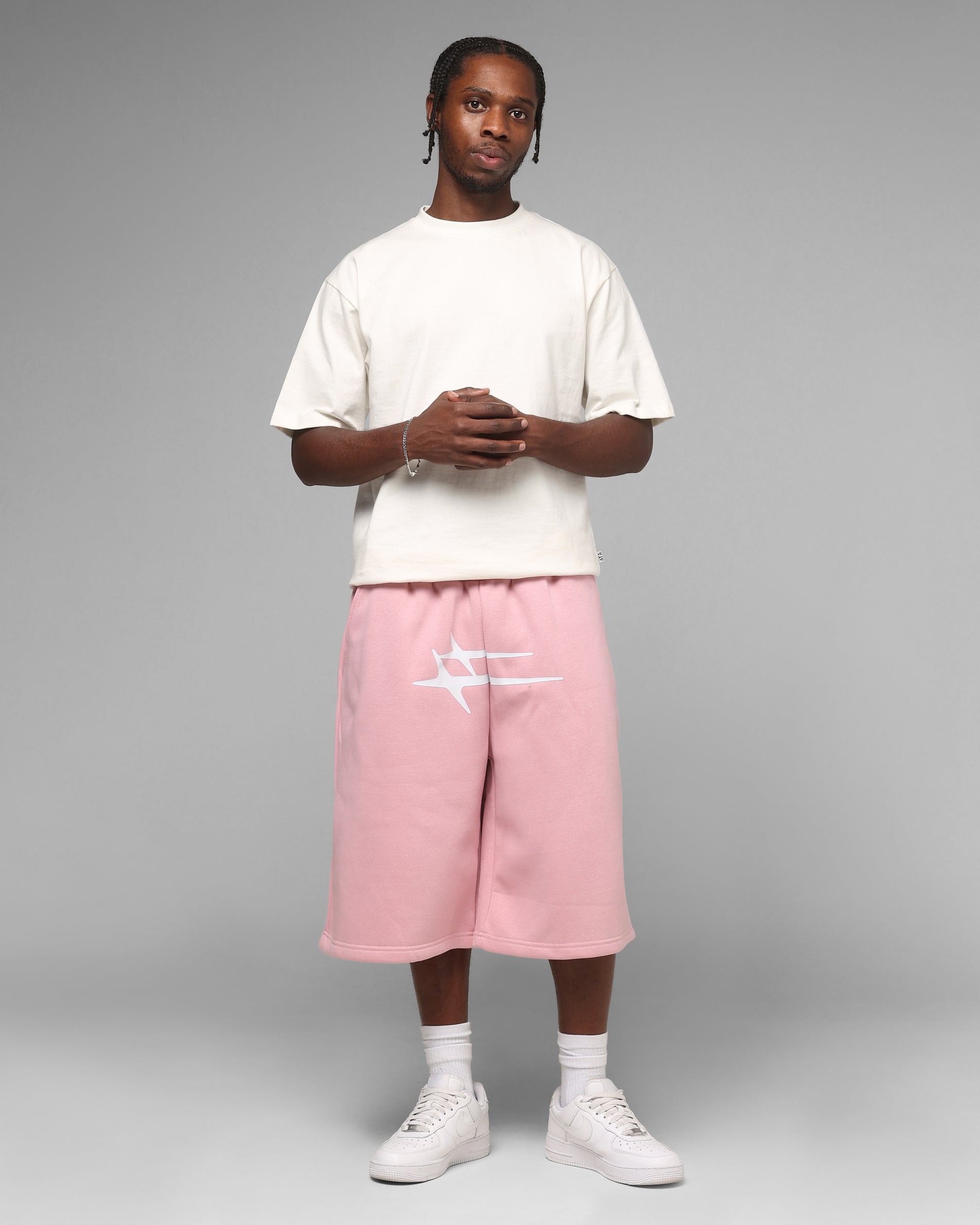 Loiter Hybrid Shorts Dusty Pink | Culture Kings US