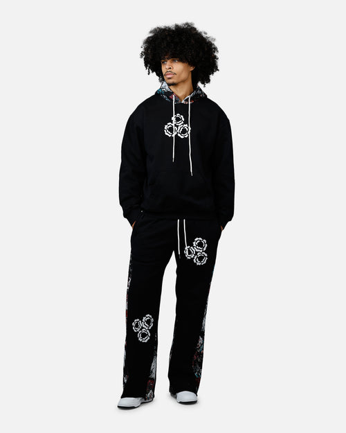 Soul By Ame Flower Pants Black