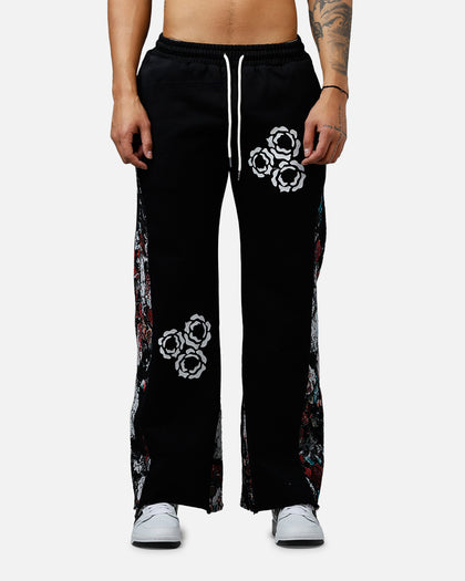Soul By Ame Flower Pants Black