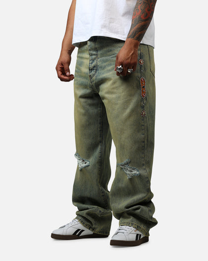 MNML Ultra Baggy Mojave Denim Jeans Vintage Blue