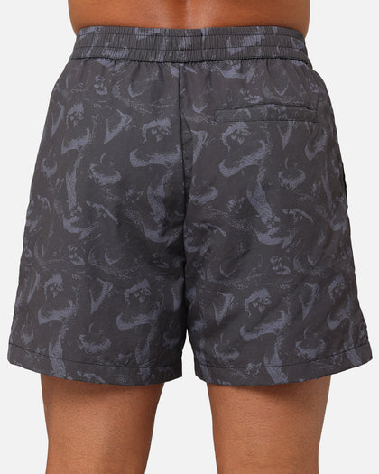 Saint Morta Year Of The Snake Nylon Shorts Black/Grey