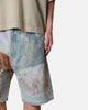 MNML Sheep Hounded Denim Shorts Multi