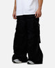 MNML Strap Up Raver Double Cargo Pants Black