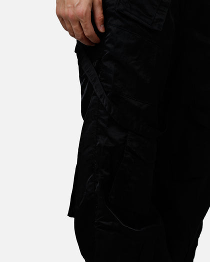 MNML Strap Up Raver Double Cargo Pants Black