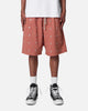 MNML All Over Button Shorts Rust