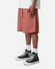 MNML All Over Button Shorts Rust