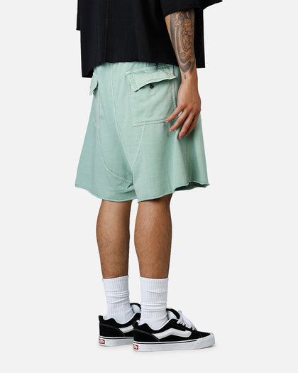 MNML Oversized Cargo Sweat Shorts Seafoam